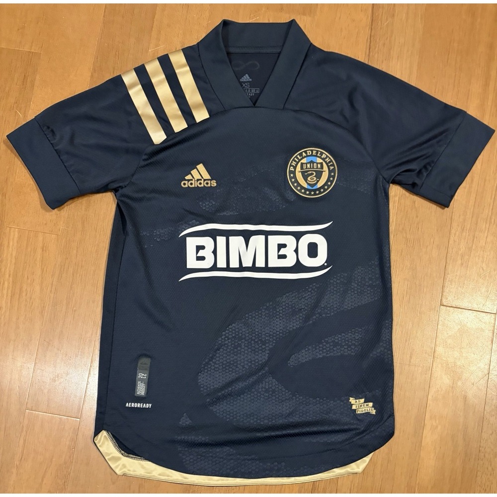 Adidas Philadelphia Union Home Authentic Jersey XS Night Navy EH6201 Soccer MLS